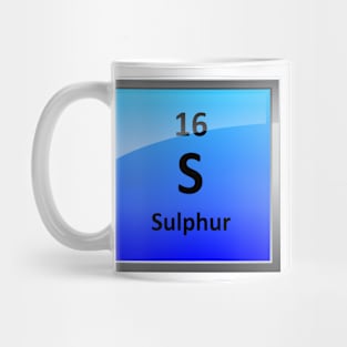 Sulphur Periodic Table Element Symbol Mug